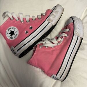 Converse Youth Pink high tops